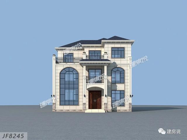 3棟農(nóng)村歐式別墅設計圖，造型精美、布局合理，絕對是農(nóng)村建房一個不可多得的好選擇