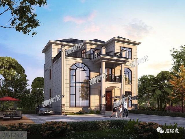 3棟農(nóng)村歐式別墅設計圖，造型精美、布局合理，絕對是農(nóng)村建房一個不可多得的好選擇