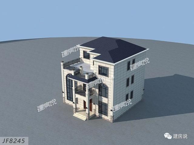 3棟農(nóng)村歐式別墅設計圖，造型精美、布局合理，絕對是農(nóng)村建房一個不可多得的好選擇