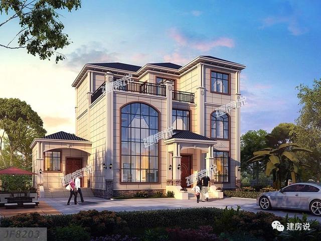 3棟農(nóng)村歐式別墅設計圖，造型精美、布局合理，絕對是農(nóng)村建房一個不可多得的好選擇