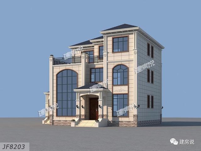 3棟農(nóng)村歐式別墅設計圖，造型精美、布局合理，絕對是農(nóng)村建房一個不可多得的好選擇