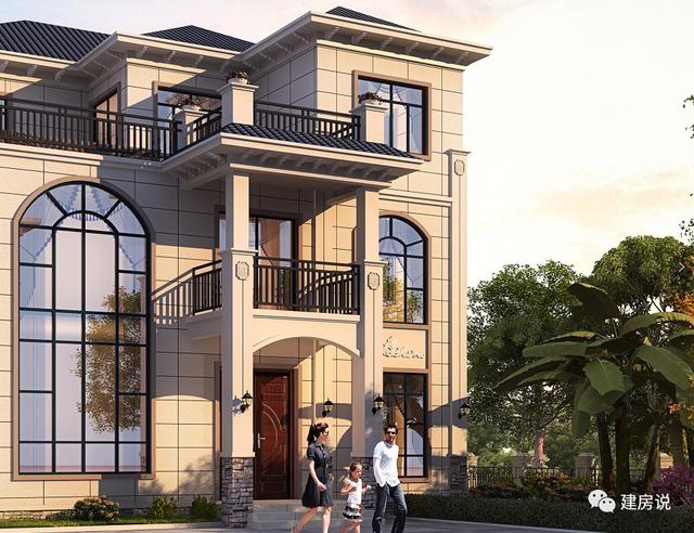 3棟農(nóng)村歐式別墅設計圖，造型精美、布局合理，絕對是農(nóng)村建房一個不可多得的好選擇