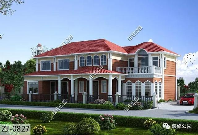 12×19米自建房設(shè)計(jì)圖，帶室內(nèi)裝修效果，實(shí)乃鄉(xiāng)村別墅的典范之作