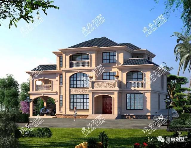 自帶格子窗的農(nóng)村自建房設(shè)計圖，建出來的效果不比城里的房子差