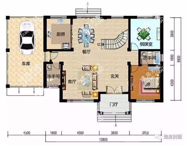 自帶格子窗的農(nóng)村自建房設(shè)計圖，建出來的效果不比城里的房子差