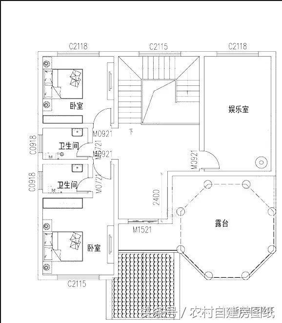 三款帶走廊和側(cè)門的歐式建筑別墅設(shè)計(jì)圖，不僅高端風(fēng)景也是極好