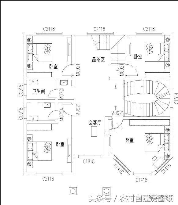 三款帶走廊和側(cè)門的歐式建筑別墅設(shè)計(jì)圖，不僅高端風(fēng)景也是極好