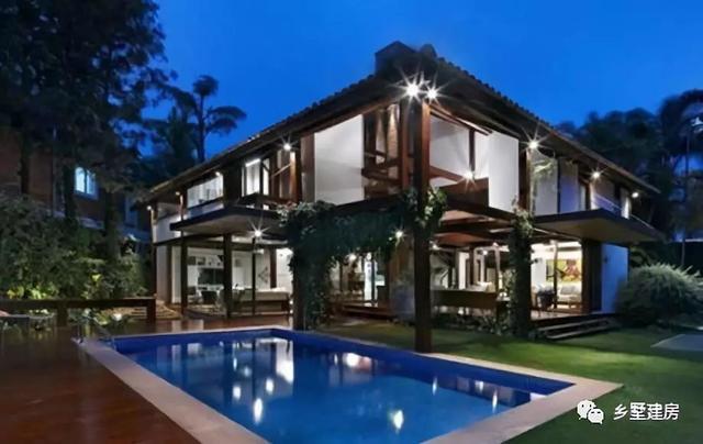 一款只需要20萬(wàn)就能建起的農(nóng)村二層別墅，四室兩廳還有書房露臺(tái)加車庫(kù)，你不心動(dòng)嗎？