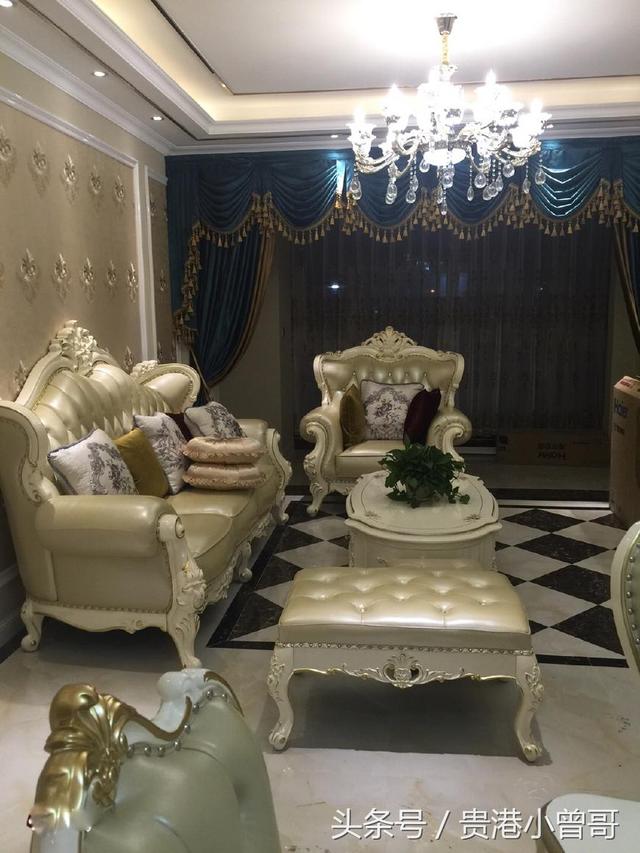 新房花了20萬請表哥裝修完工，全屋真漂亮，電視墻特別搶眼！