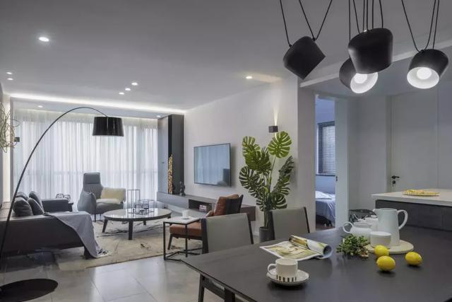 這套150㎡現(xiàn)代極簡灰，簡練魅力，個性美感！