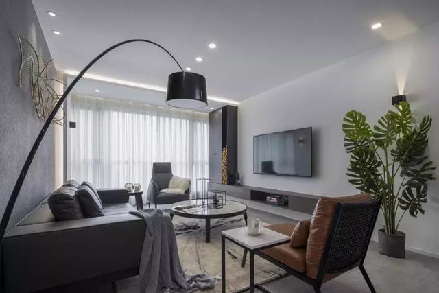 這套150㎡現(xiàn)代極簡灰，簡練魅力，個性美感！