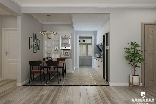 156m2北歐宜家裝修案例，整個空間溫馨，充滿甜蜜感