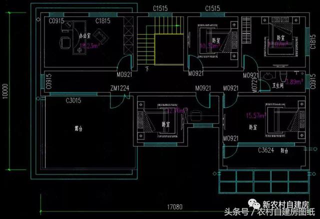 五款現(xiàn)代風(fēng)農(nóng)村別墅設(shè)計圖，極簡主義，90后的最愛
