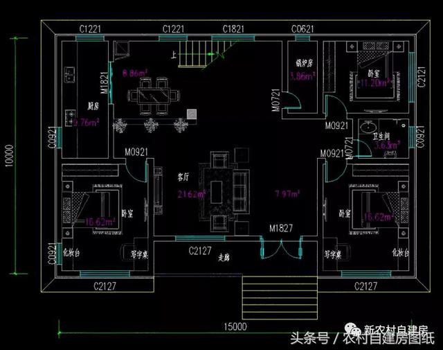 五款現(xiàn)代風(fēng)農(nóng)村別墅設(shè)計圖，極簡主義，90后的最愛