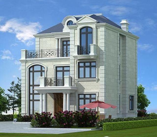 三層自建別墅設(shè)計(jì)圖，結(jié)構(gòu)非常簡(jiǎn)單，稍有經(jīng)驗(yàn)的工程隊(duì)，拿圖就可以建房了