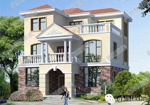 2款30萬(wàn)三層農(nóng)村自建房，帶挑空客廳