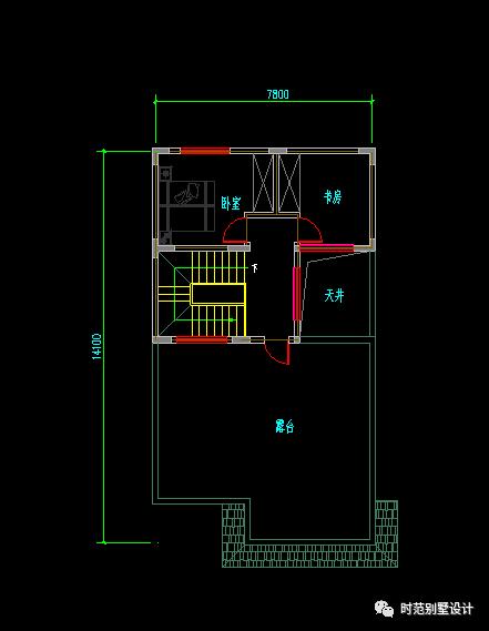 7米三層歐式別墅設(shè)計(jì)圖，7室2廳，精美外觀