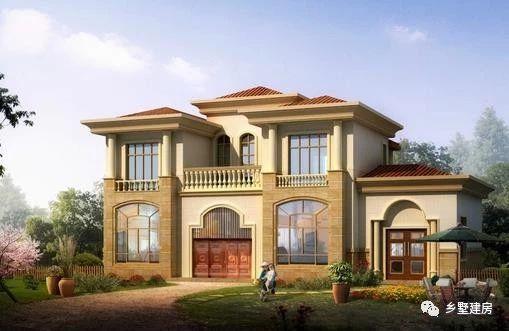 11X10米三層農(nóng)村小別墅，旋轉(zhuǎn)樓梯+雙露臺，布局滿分不怕驕傲！