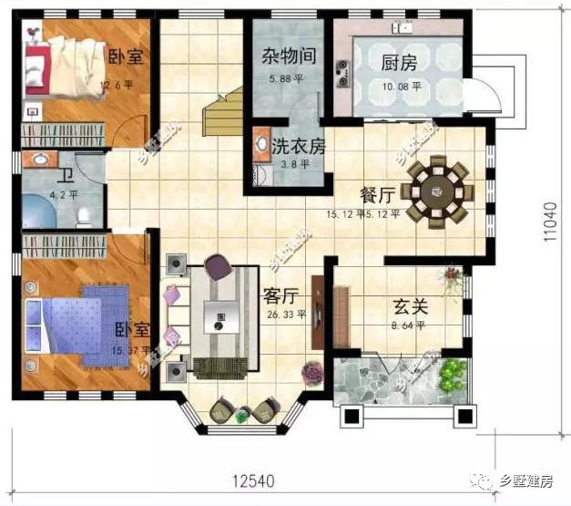 13x12的地基建什么樣的房子，這款別墅大家不考慮一下嗎？