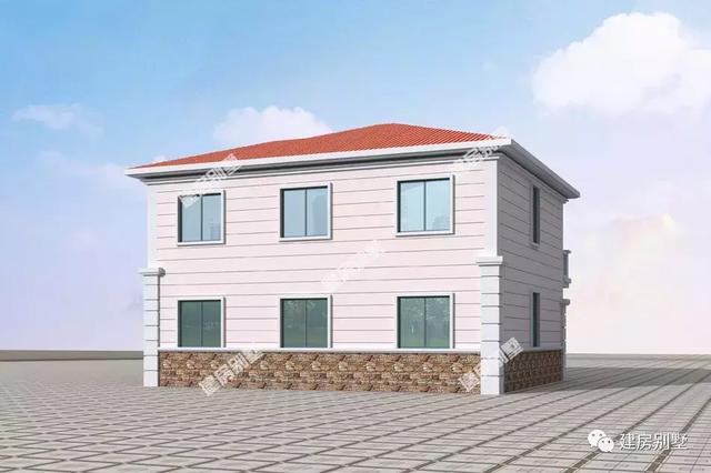 14.9×13.7二層農(nóng)村自建房，配車庫有豪華主臥，太想建一棟