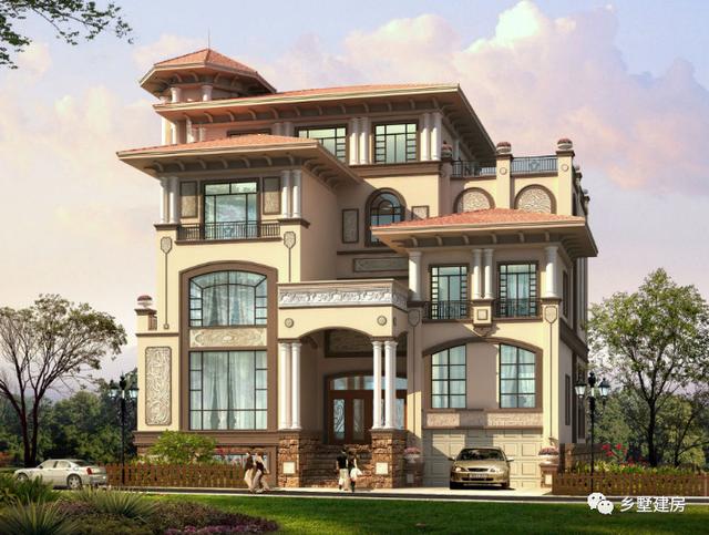 用20萬(wàn)就能建造二層別墅設(shè)計(jì)圖，掀起農(nóng)村建房熱潮，這么美的別墅，你還不心動(dòng)嗎？