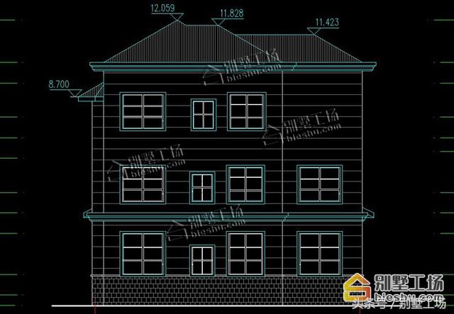 11.6X13m三層農(nóng)村別墅設(shè)計(jì)圖，造價(jià)25萬，真正適合農(nóng)村人的自建房