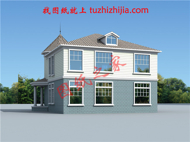 農村25萬元二層小樓圖，經(jīng)典大氣建成20年不過時