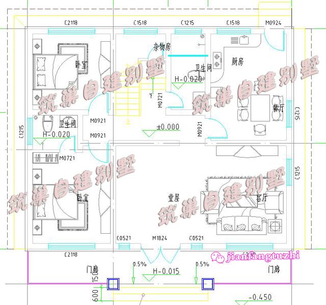 2款12x10米二層農(nóng)村自建房平屋頂PK坡屋頂，你喜歡哪個(gè)