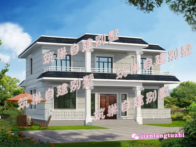 2款12x10米二層農(nóng)村自建房平屋頂PK坡屋頂，你喜歡哪個(gè)