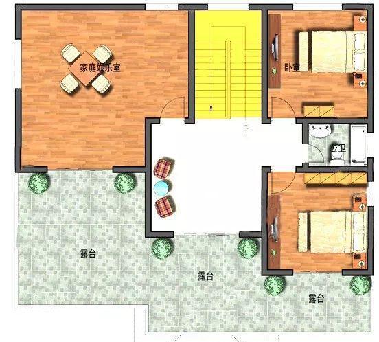 13×12米復(fù)式三層新農(nóng)村自建房，造價(jià)40萬