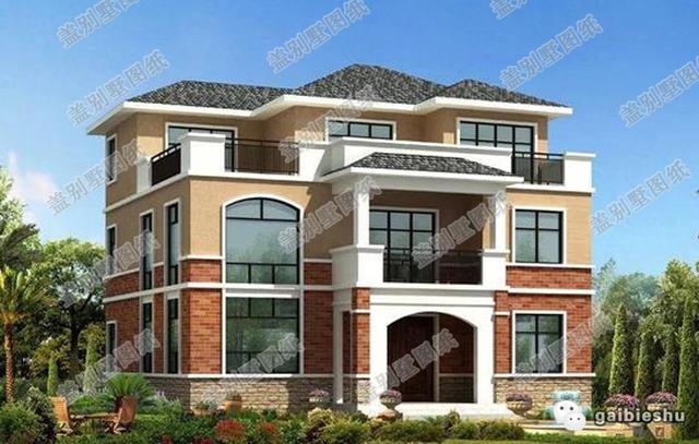 13×12米復(fù)式三層新農(nóng)村自建房，造價(jià)40萬