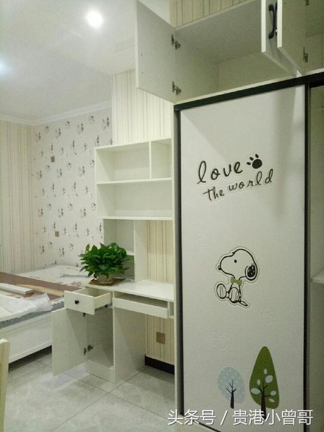 老公花了16萬裝修兩房兩廳，完工后我們覺得很美觀，一點都不吃虧