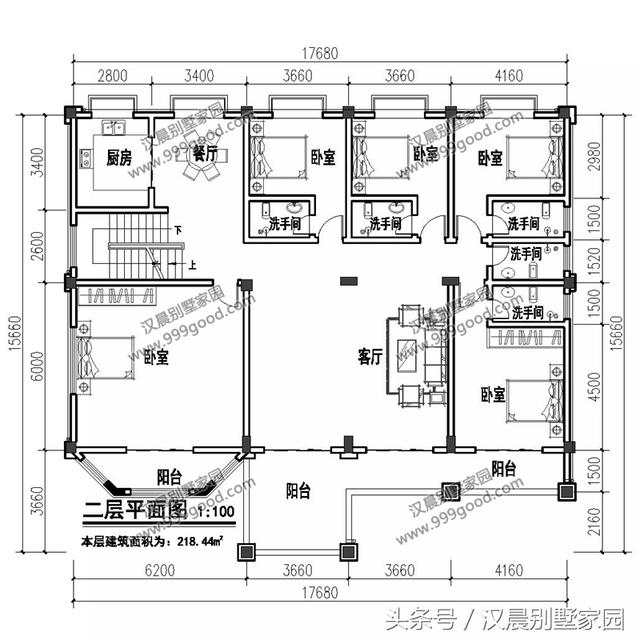 17.6米X15.6米歐式四層別墅設(shè)計(jì)圖，豪華大氣，帶大露臺(tái)+車庫(kù)，商住兩用