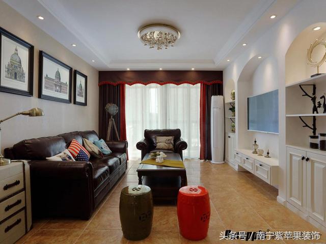 120平美式風格裝修，色彩斑斕，開門一瞬間驚艷到自己了，非常美