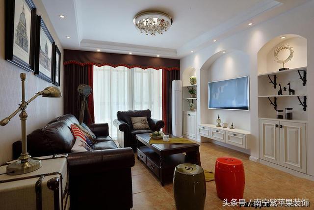 120平美式風格裝修，色彩斑斕，開門一瞬間驚艷到自己了，非常美