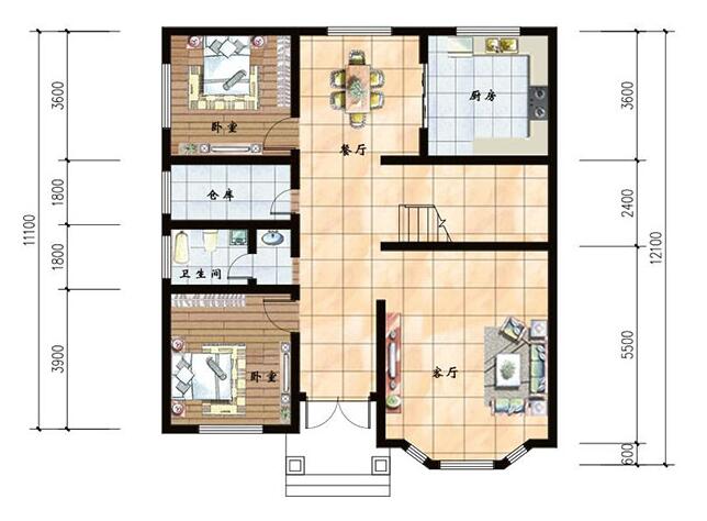 26萬建農(nóng)村最好看兩層小樓圖，蓋好讓鄰居踏破你家門檻！