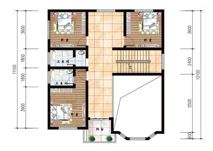 26萬建農(nóng)村最好看兩層小樓圖，蓋好讓鄰居踏破你家門檻！