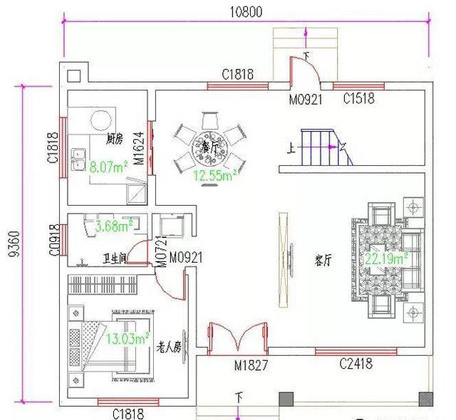 兩款開間約11米二層農(nóng)村自建房，簡單實(shí)用，造價(jià)25萬，農(nóng)村建房必選