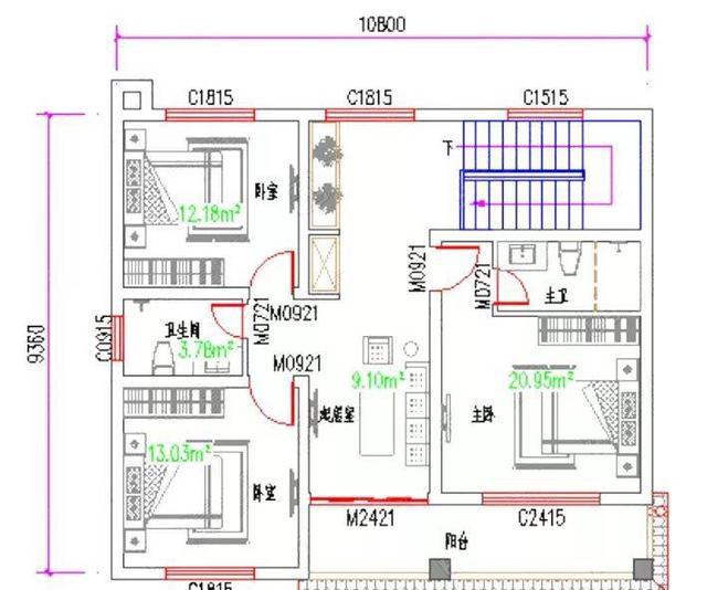 兩款開間約11米二層農(nóng)村自建房，簡單實(shí)用，造價(jià)25萬，農(nóng)村建房必選