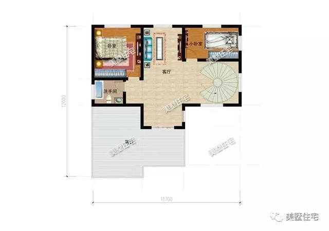 三層歐式農(nóng)村別墅設(shè)計(jì)圖，11米X12米，既尊重傳統(tǒng)又能享受時(shí)尚，讓你想拒絕都難。