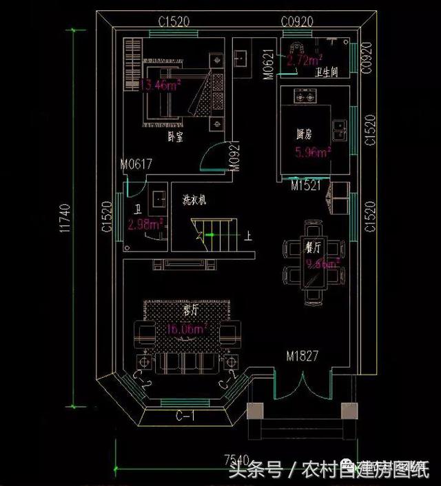 四棟85平米的現(xiàn)代風格小別墅，小戶型也能建成大別墅，不信你來看一看？