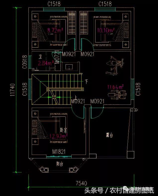 四棟85平米的現(xiàn)代風格小別墅，小戶型也能建成大別墅，不信你來看一看？