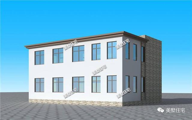 兩套造價30萬的二層別墅設(shè)計圖，外觀簡約時尚，建成養(yǎng)老剛剛好