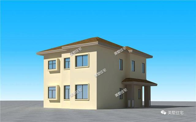 兩套造價30萬的二層別墅設(shè)計圖，外觀簡約時尚，建成養(yǎng)老剛剛好