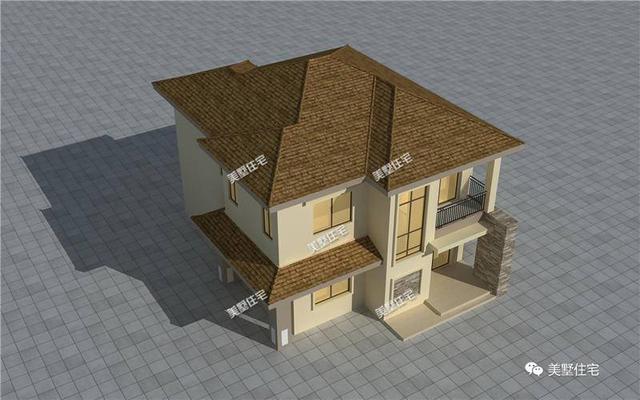 兩套造價30萬的二層別墅設(shè)計圖，外觀簡約時尚，建成養(yǎng)老剛剛好