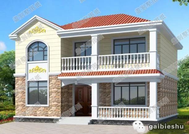 兩棟二層小別墅設(shè)計圖，外觀簡約時尚大氣，造價25萬左右