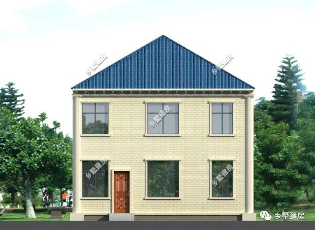 2棟二層農(nóng)村自建房，造價(jià)便宜，外型美觀大方，堪比城市豪宅，不信你來(lái)瞧一瞧？