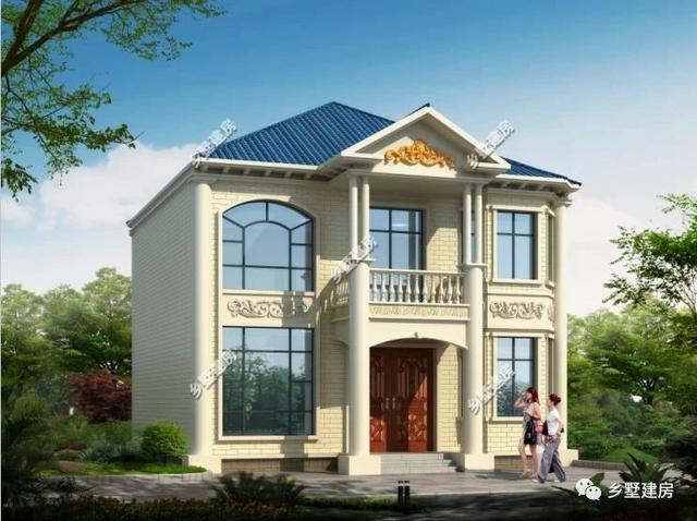 2棟二層農(nóng)村自建房，造價(jià)便宜，外型美觀大方，堪比城市豪宅，不信你來(lái)瞧一瞧？