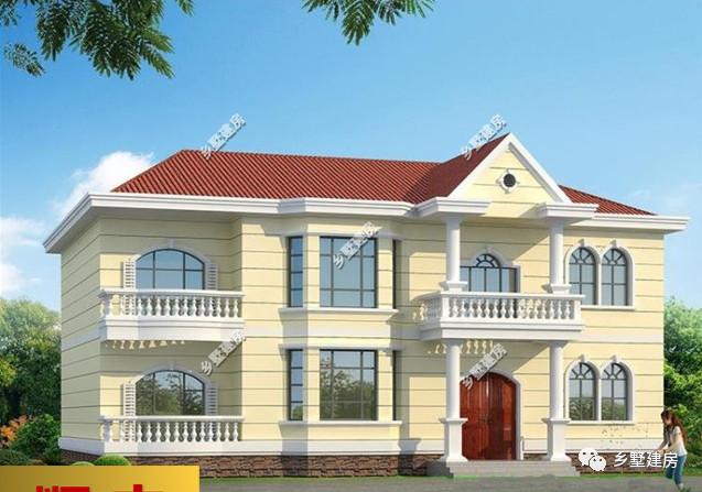 2棟二層農(nóng)村自建房，造價(jià)便宜，外型美觀大方，堪比城市豪宅，不信你來(lái)瞧一瞧？