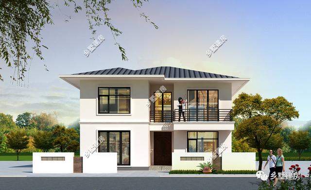 2棟二層農(nóng)村自建房，造價(jià)便宜，外型美觀大方，堪比城市豪宅，不信你來(lái)瞧一瞧？